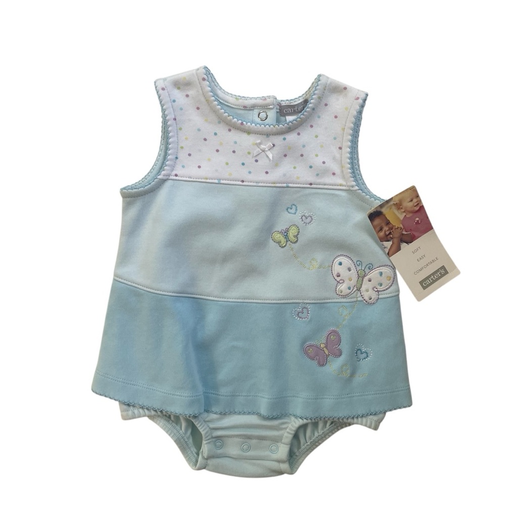Vintage Carter’s butterfly sunsuit size 6 months NWT